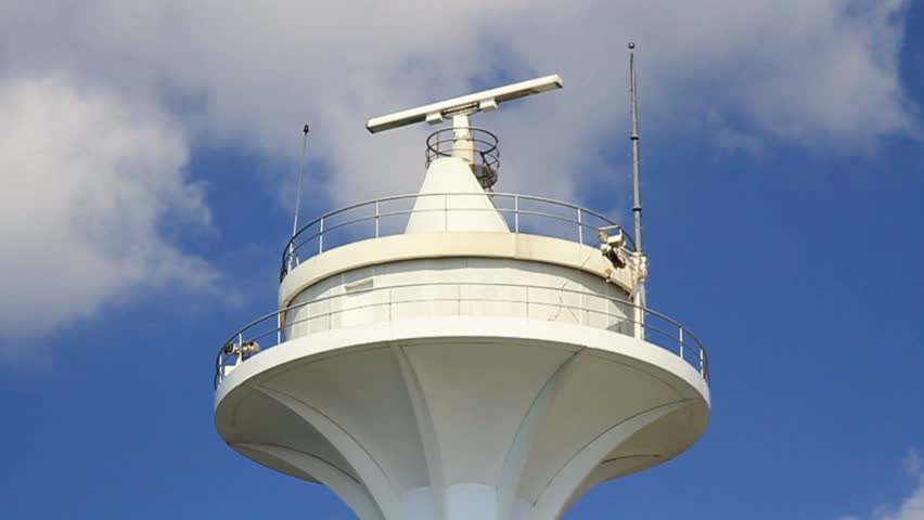 Vessel traffic radar navigation tower 