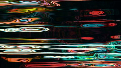 Video Background 2257: Abstract liquid light forms pulse, ripple and flow (Loop).