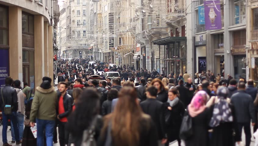 Timelapse Crowds Street Life. Background」の動画素材（ロイヤリティ 