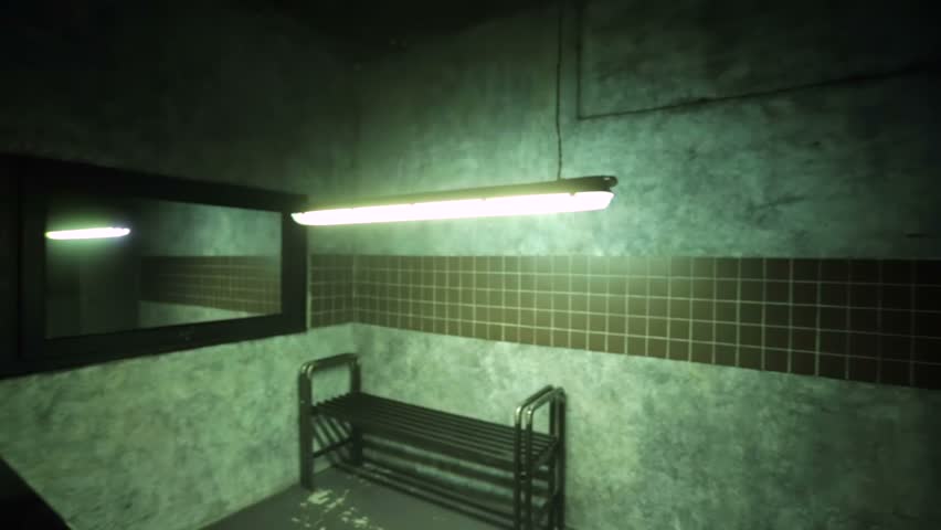 Glidecam view of interrogation room. 