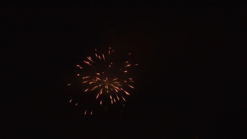 fireworks display with sound (this clip can be combined in a sequence with clip 