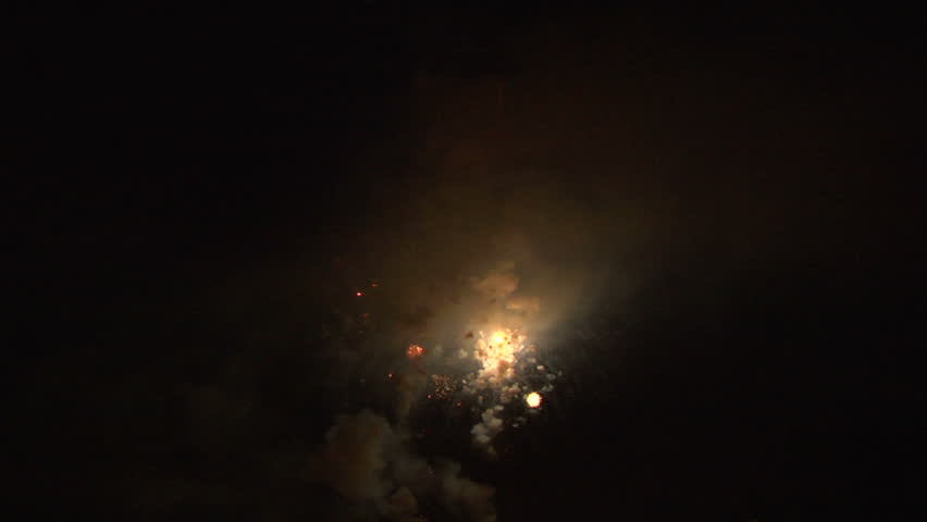 fireworks display with sound (this clip can be combined in a sequence with clip