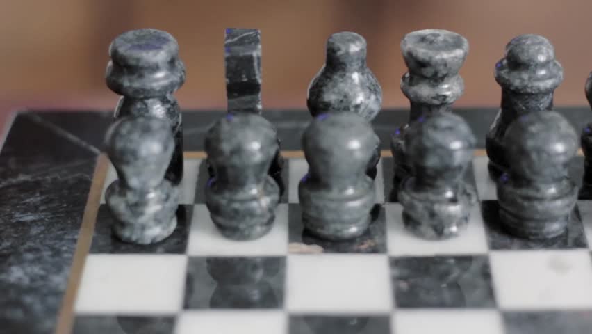 Old Marble Chess Set