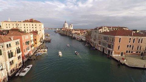 views of Venice from the copter