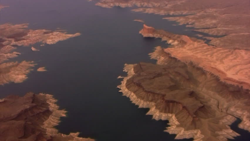 Grand Canyon Aerial 27 Hoover Dam and Lake Mead Arizona Nevada USA