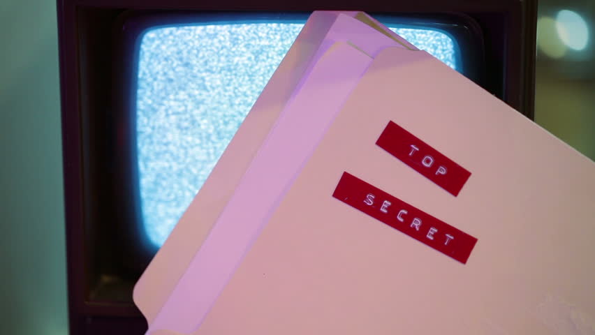 Top secret document concept.