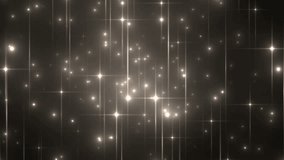 Floodlights Disco Gold Background. Disco stars spectrum lights concert sport bulb. VJ Loops animation.