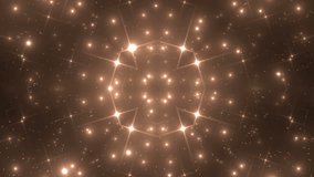 Background Orange Motion With Fractal Design. Abstract background for use with music videos. Disco spectrum lights concert bulb. VJ Loops animation.