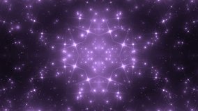 Background Violet Motion With Fractal Design. Abstract background for use with music videos. Disco spectrum lights concert bulb. VJ Loops animation.