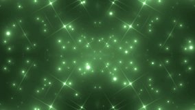 Background Green Motion With Fractal Design. Abstract background for use with music videos. Disco spectrum lights concert bulb. VJ Loops animation.