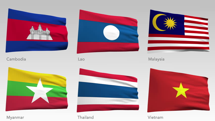 Animated Flags Of Asia With Stock Footage Video 100 Royalty Free 13500665 Shutterstock