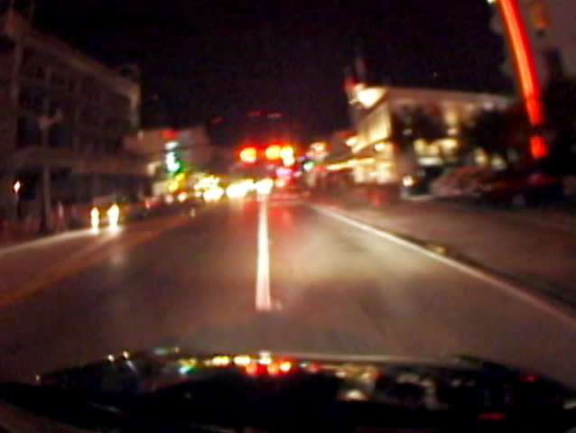 Timelapse night traffic