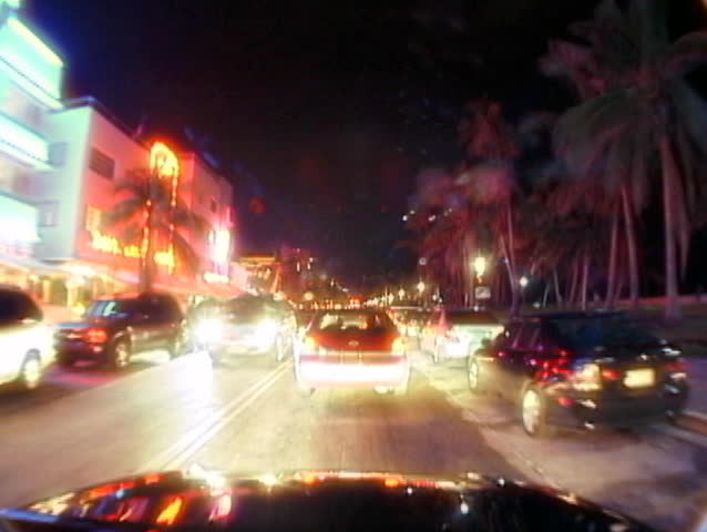 Timelapse night traffic