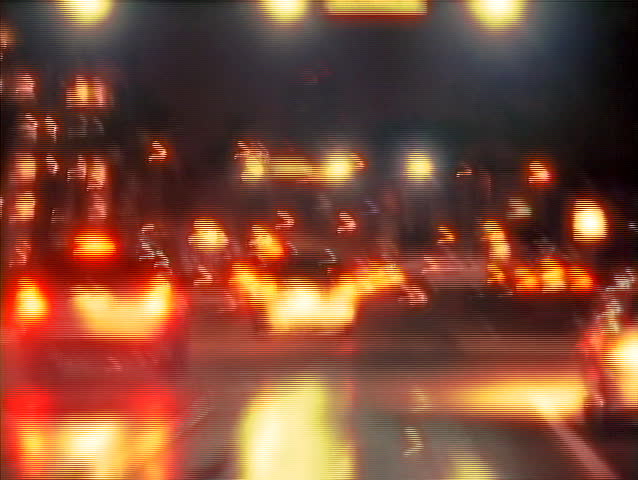 Timelapse night traffic