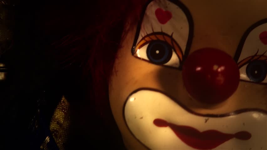 scary clown doll