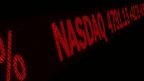 World stock market averages scroll on electronic ticker, investment in business - Powered by Shutterstock - Get 15% off with code: PIKWIZARD15