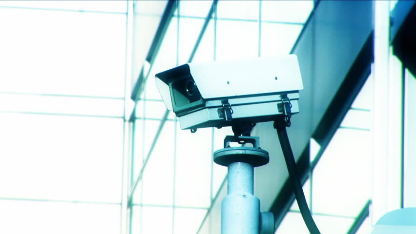 surveillance video camera Stock Footage Video (100% Royalty-free