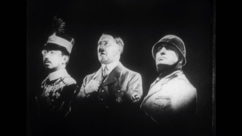 GERMANY, 1930s: Hitler Giving Passionate Speech