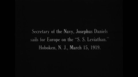 CIRCA 1910s - Prominent officials in the 1917-1921 President Woodrow Wilson administration are profiled, including secretary of state Robert Lansing and secretary of Navy Joseph Daniels.