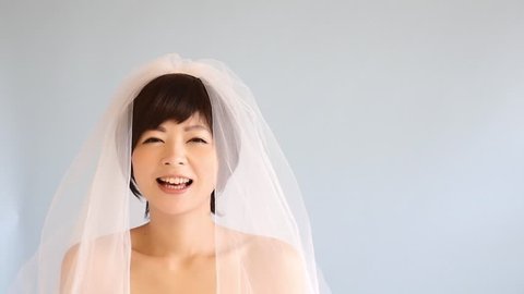 Wedding image woman Stock Video