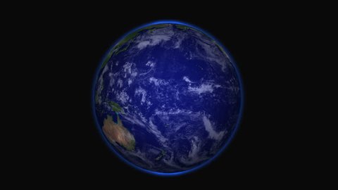 A photo-realistic rendering of planet Earth. (centered)