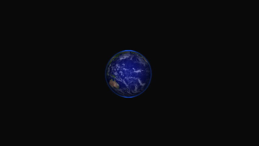 A photo-realistic rendering of planet Earth. (zoom-in, centered)