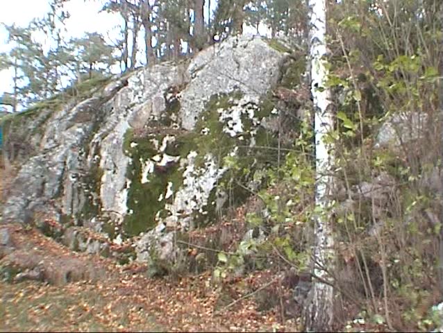 Rock hill near the river