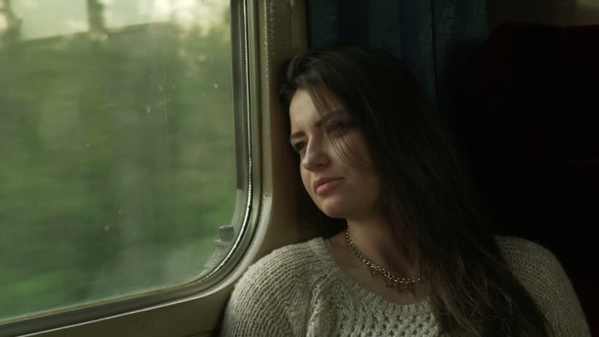 sad woman traveling alone train steadycam Stock Footage Video (100% Royalty-free) 13595135 | Shutterstock