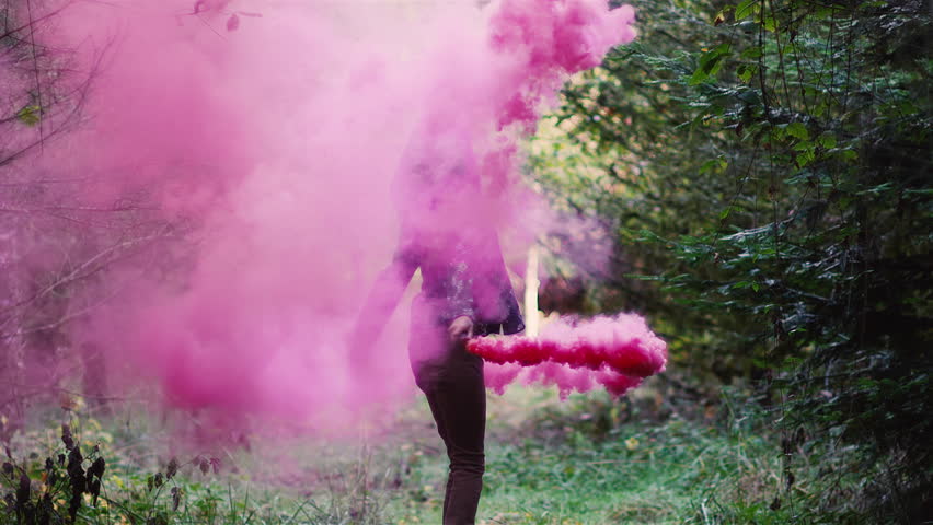 Цвет розовый дым фото в одежде