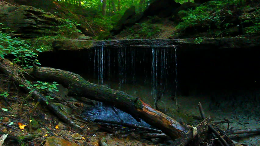Maidenhair Falls at Shades State Park in Indiana