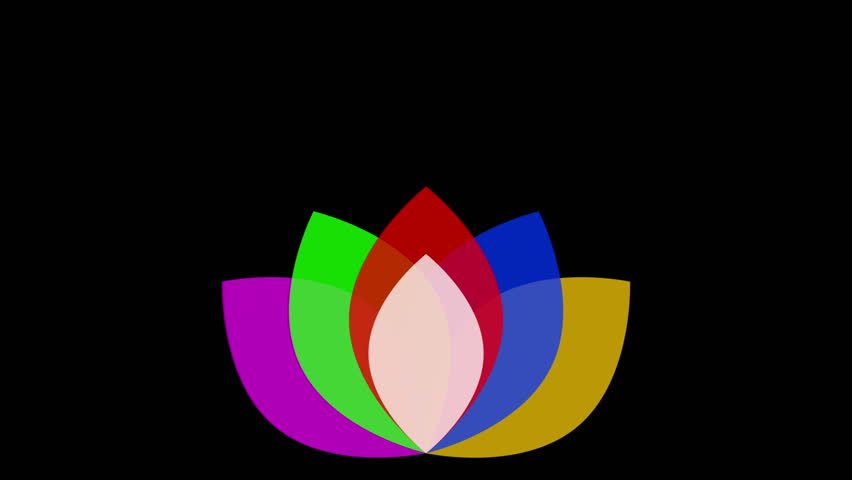 RGB icon against black