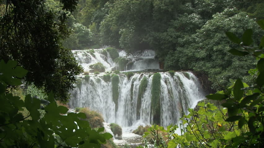 Waterfall in Krka National Park