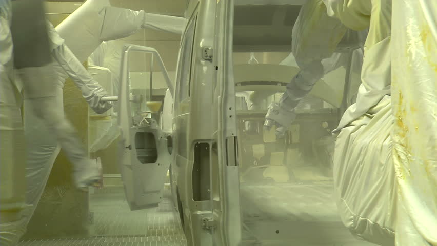 Painter Robots in Factory
