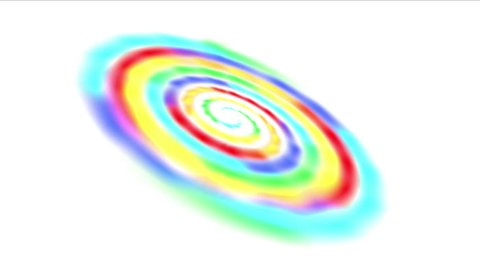 4k Magic rotation color rainbow galaxy space