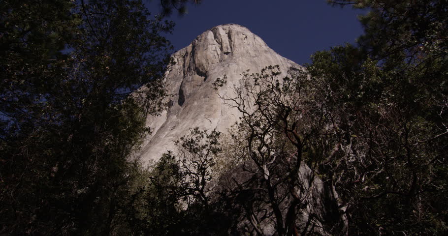 El Capitan in Yosemite National Park, California. 4K footage shot with RED EPIC CAMERA.