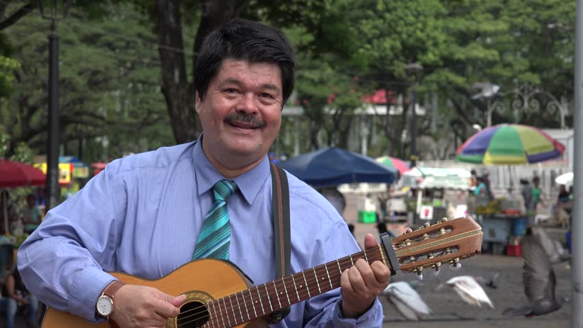 Guitarist at Park Plaza on Sunday