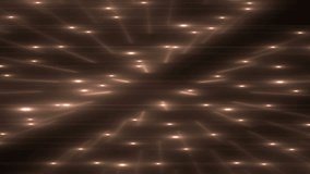 Orange Flood Lights Disco Music Background. Beautiful background with glitter stars and rays. Seamless loop. More videos in my portfolio