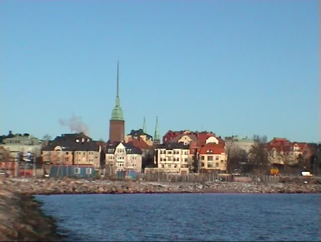 Panorama od the sea and islands