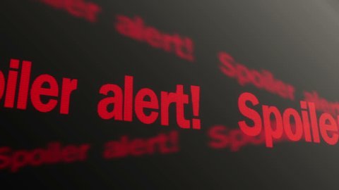 Spoiler Alert Text Running On Tv Stock Footage Video (100% Royalty-free ...