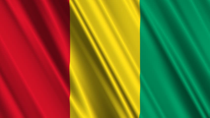 Guinee Flag : Guinea Flag Loop 1 Stock Footage Video 100 Royalty Free 1370569 Shutterstock