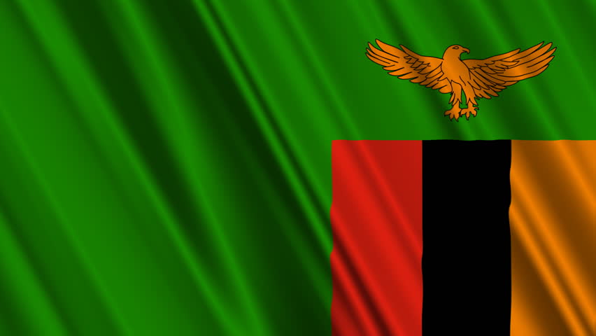 Zambia Flag Loop 1 Stock Footage Video (100% Royalty-free) 1371130