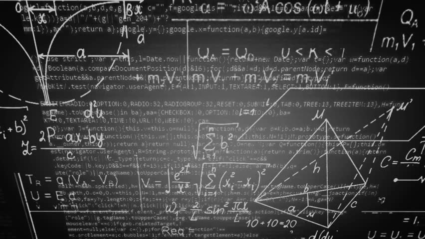 Digital Code with Formulas Stock Footage Video (100% Royalty-free ...