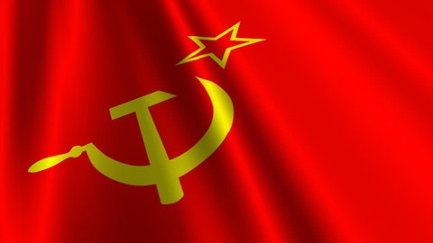 Waving Soviet Union Flag の動画素材 ロイヤリティフリー Shutterstock