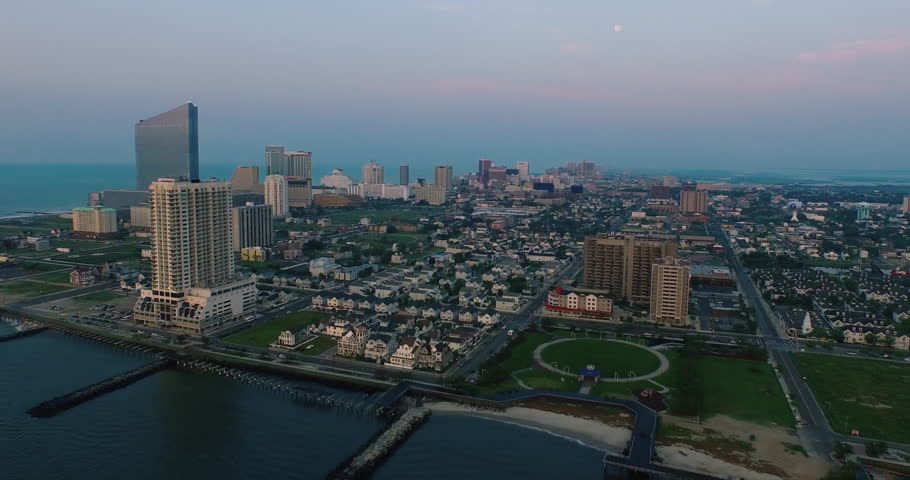 (Atlantic City 2015)  New Jersey Aerial Footage 