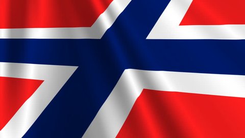 Norway Flag Loop 3