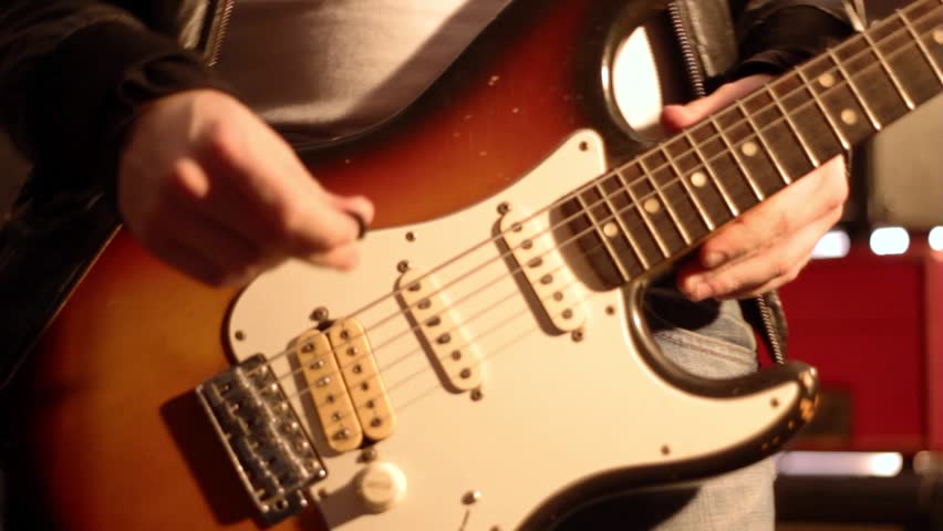 Guitarist Close Up On A Male Stock Footage Video 100 Royalty Free Shutterstock