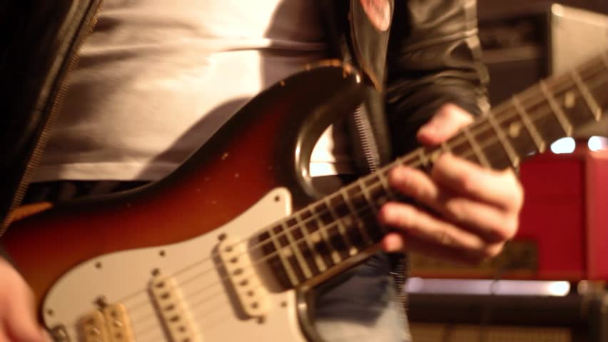 Guitarist Close Up On A Male Stock Footage Video 100 Royalty Free Shutterstock