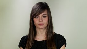 Beautiful girl playing with toy mustaches. It's carnival - Powered by Shutterstock - Get 15% off with code: PIKWIZARD15
