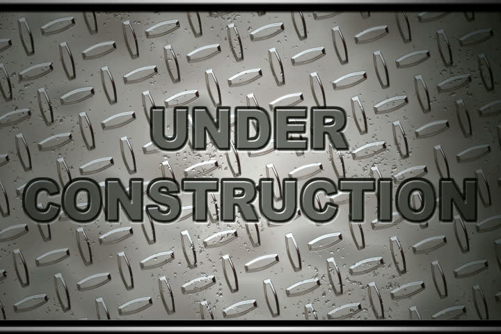 Under Construction video seamless loopable NTSC