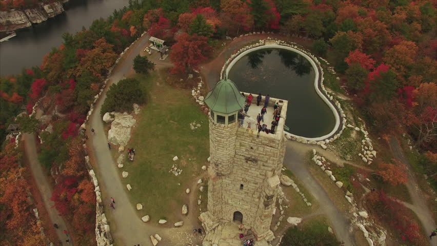 Mohonk preserve in Upstate (NY 2015) Aerial Footage